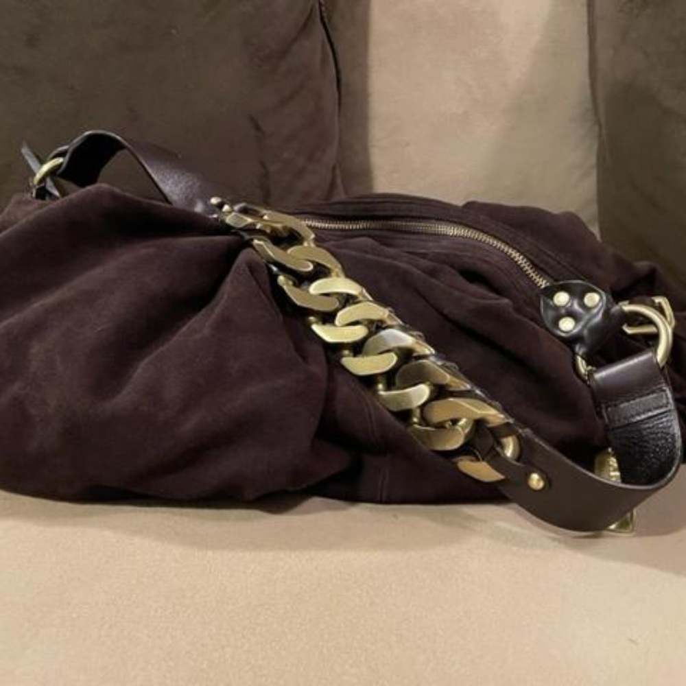 New with tags DKNY suede handbag
